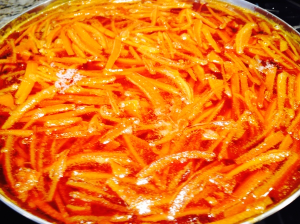Orange Marmalade Boiling